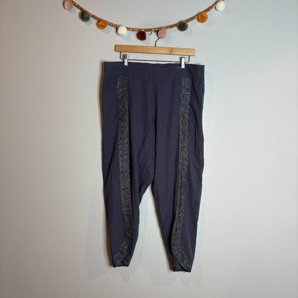Soft Surroundings Onna Linen Blend Pants - Picture 2 of 7